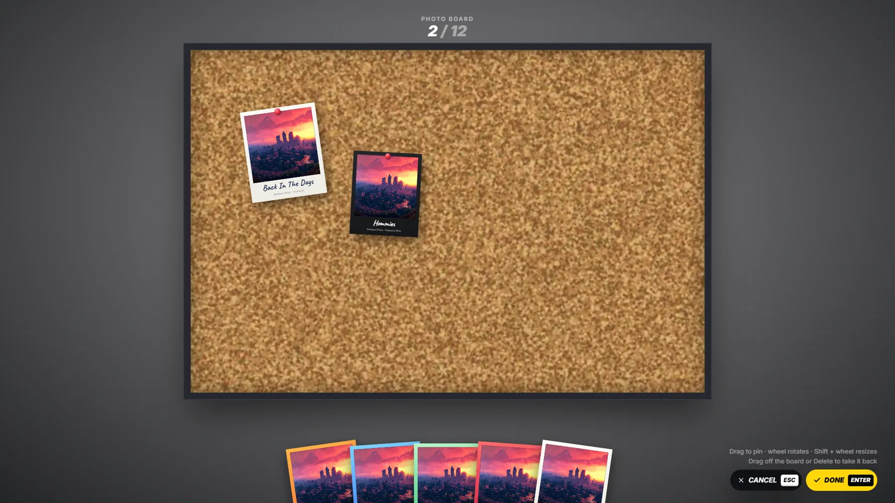 Boards for the detectives